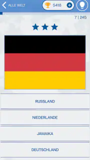 Das Flaggen der Welt-Quiz screenshot 1