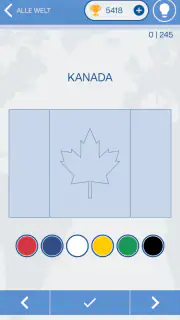 Das Flaggen der Welt-Quiz screenshot 2