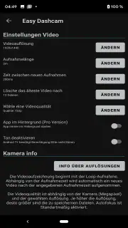 Dashcam App Deutsch screenshot 7