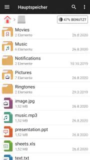 Dateimanager screenshot 2