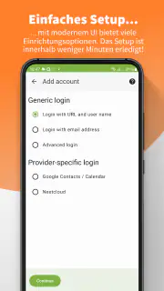 DAVx⁵ – CalDAV CardDAV WebDAV screenshot 2
