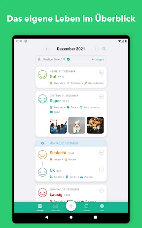 Daylio Tagebuch & Gewohnheiten screenshot