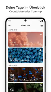 Days To | Countdown und Widget screenshot 1