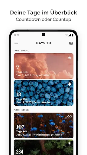 Days To | Countdown und Widget screenshot
