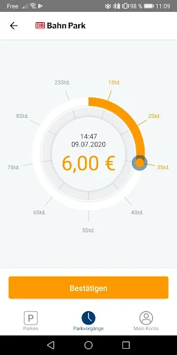 DB BahnPark screenshot