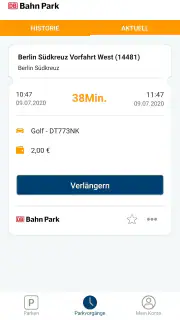 DB BahnPark screenshot 2