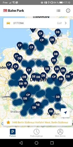 DB BahnPark screenshot