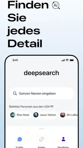Deepsearch AI Search Assistant screenshot