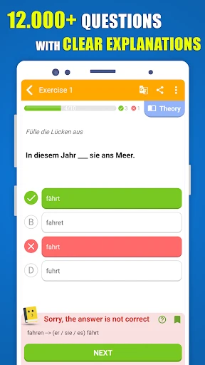 Deutsch Grammatik A1 A2 B1 B2 screenshot