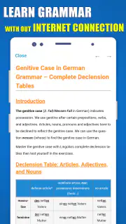 Deutsch Grammatik A1 A2 B1 B2 screenshot 2