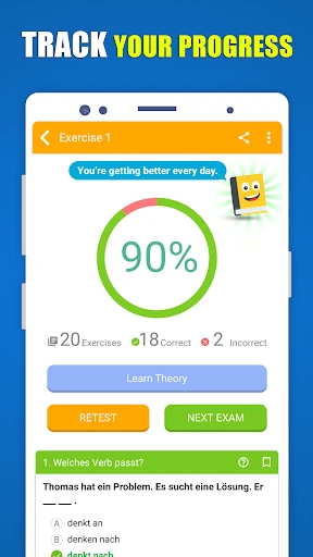 Deutsch Grammatik A1 A2 B1 B2 screenshot