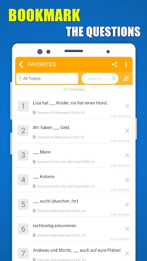 Deutsch Grammatik A1 A2 B1 B2 screenshot