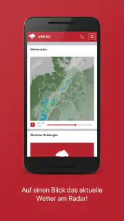 Deutsches Unwetterradar screenshot 2