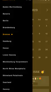 Deutschland Feiertag Kalendar screenshot 1