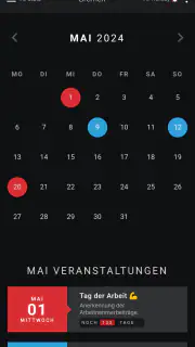 Deutschland Feiertag Kalendar screenshot 2