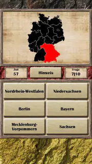 Deutschland - Quiz-Spiel screenshot 2