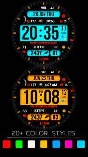 Dgt BigMod Informer Watch face screenshot 3