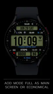 Dgt BigMod Informer Watch face screenshot 6
