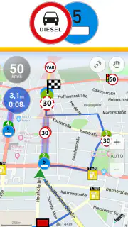 Dieselfahrverbote Routenplaner screenshot 1