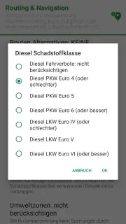 Dieselfahrverbote Routenplaner screenshot 6