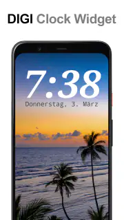 DIGI Clock Widget Plus screenshot 1