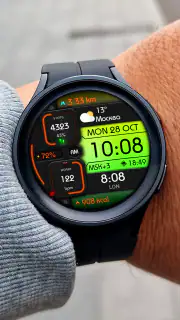 DIGI MONODARK WS74 Watch face screenshot 7