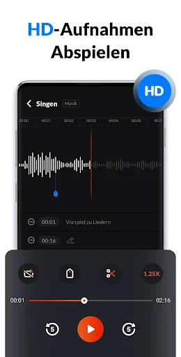 Diktiergerät & Sprachmemos screenshot