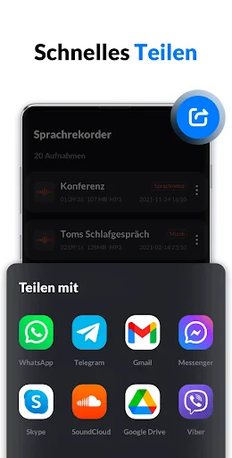Diktiergerät & Sprachmemos screenshot