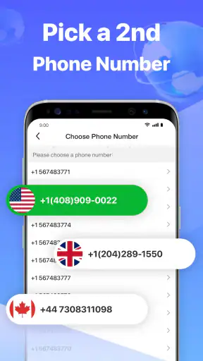 Dingtone: zweite Telefonnummer screenshot