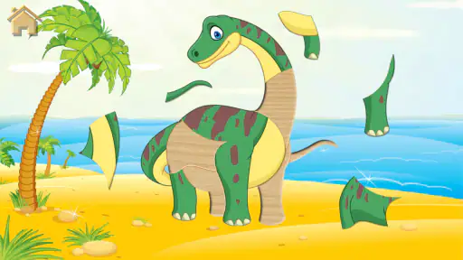Dino Puzzles, Komplettes Spiel screenshot 2