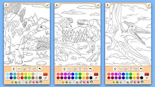 Dinosaurier malen für Kinder screenshot