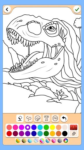 Dinosaurier malen für Kinder screenshot