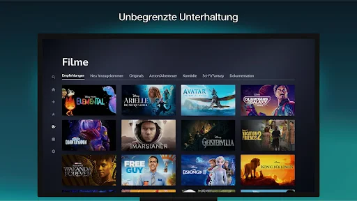 Disney+ screenshot