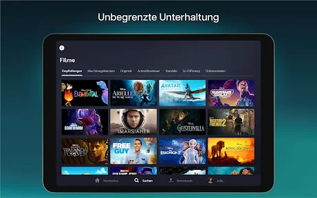 Disney+ screenshot