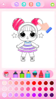 Doll Princess Coloring Games screenshot 1
