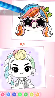 Doll Princess Coloring Games screenshot 3