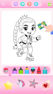 Doll Princess Coloring Games screenshot 4