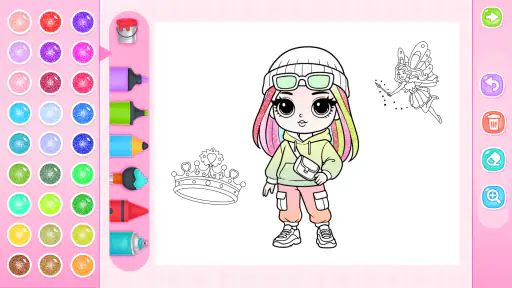 Doll Princess Coloring Games screenshot 5