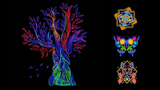 Doodle Master - Glow Art screenshot