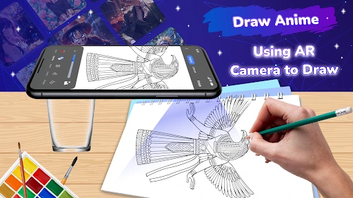Draw Anime: Paint & Sketch App screenshot