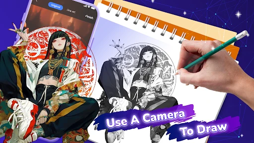 Draw Anime: Paint & Sketch App screenshot