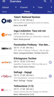 dream EPG Premium screenshot 1