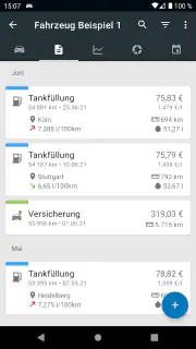 Drivenote: Tankbuch & mehr screenshot 3