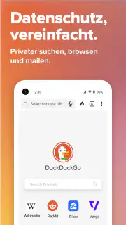 DuckDuckGo Private Browser screenshot 1