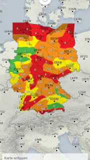 DWD FlugWetter screenshot 2