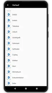 DWDS screenshot 6