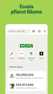 Ecosia - Internet Webbrowser screenshot 2