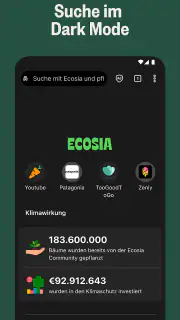 Ecosia - Internet Webbrowser screenshot 7