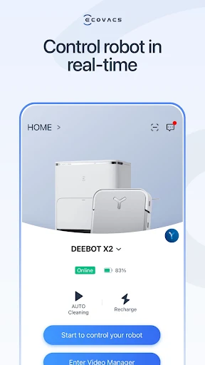 ECOVACS HOME screenshot