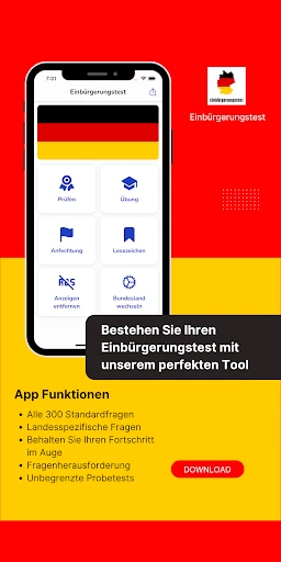 Einbürgerungstest : 2024 screenshot